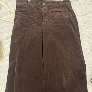 Wide Leg Corduroy Pants